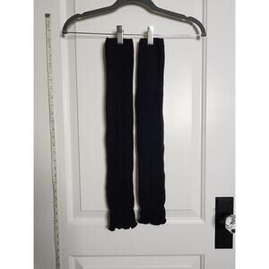 Black Sweater Leg Warmers